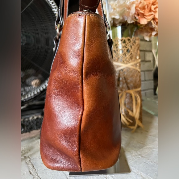 Etienne Aigner Vintage Leather Handbag Double Strap Shoulder Tote Bag - Picture 5 of 15